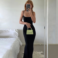 Ladies Casual, Long Dress. Sexy Sleeveless Backless Bodycon Maxi Dresses. - WAREHOUSE SHOP