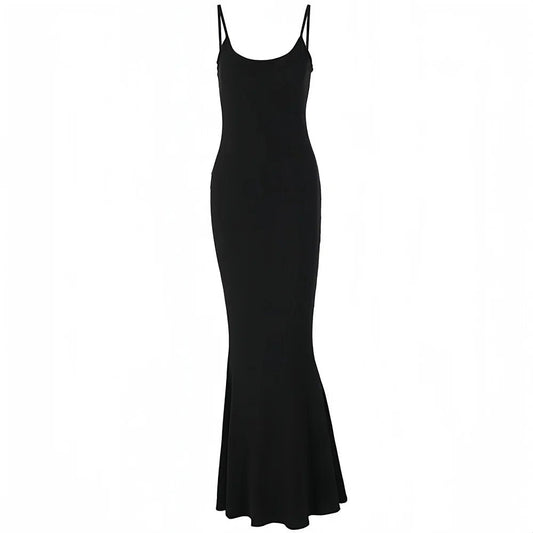 Ladies Casual, Long Dress. Sexy Sleeveless Backless Bodycon Maxi Dresses. - WAREHOUSE SHOP