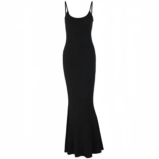 Ladies Casual, Long Dress. Sexy Sleeveless Backless Bodycon Maxi Dresses. - WAREHOUSE SHOP