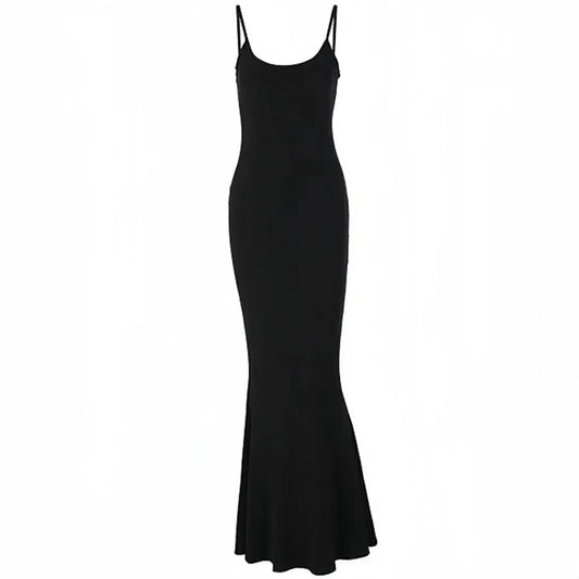 Ladies Casual, Long Dress. Sexy Sleeveless Backless Bodycon Maxi Dresses. - WAREHOUSE SHOP