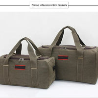 Large Capaci Canvas Travel Bag Handheld Long Distance Lage Bag for Men And Women on Busin Trips Wear Resistant Chee... - WAREHOUSE SHOP
