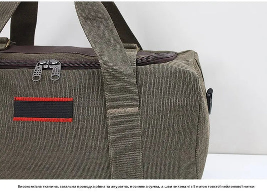 Large Capaci Canvas Travel Bag Handheld Long Distance Lage Bag for Men And Women on Busin Trips Wear Resistant Chee... - WAREHOUSE SHOP
