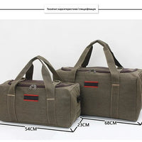 Large Capaci Canvas Travel Bag Handheld Long Distance Lage Bag for Men And Women on Busin Trips Wear Resistant Chee... - WAREHOUSE SHOP