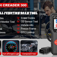 LAUNCH X431 CR300 OBD2 SCANNER CAN Auto Code Reader Diagnostic Tools I/M Engine Battery Tester Lifetime Free Update - WAREHOUSE SHOP