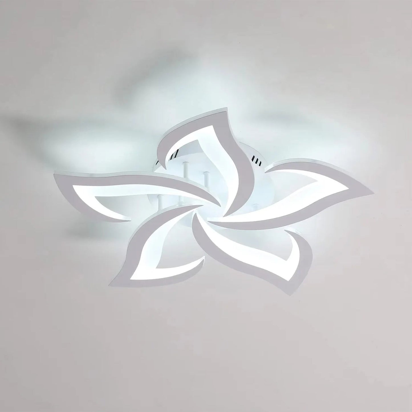 LED Ceiling Light,Modern Ceiling Lamp 60W 4500LM，Modern Petal Ceiling Light Fixture for Living Room Kitchen Bathroom Bedroom - WAREHOUSE SHOP