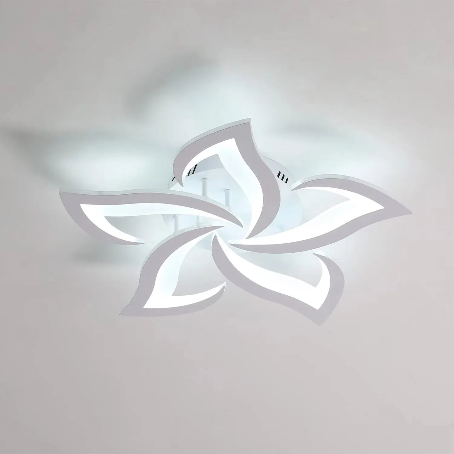 LED Ceiling Light,Modern Ceiling Lamp 60W 4500LM，Modern Petal Ceiling Light Fixture for Living Room Kitchen Bathroom Bedroom - WAREHOUSE SHOP