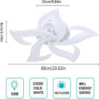 LED Ceiling Light,Modern Ceiling Lamp 60W 4500LM，Modern Petal Ceiling Light Fixture for Living Room Kitchen Bathroom Bedroom - WAREHOUSE SHOP