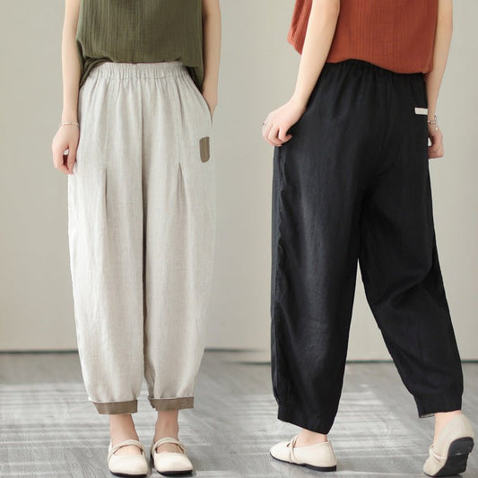 Loose Large Size Slimming High Waist - WAREHOUSE SHOP