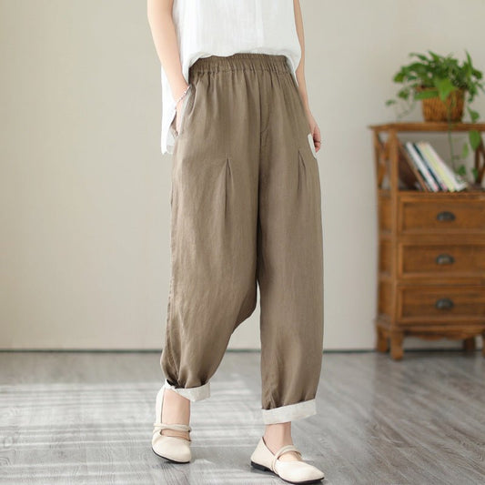 Loose Large Size Slimming High Waist - WAREHOUSE SHOP
