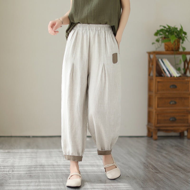 Loose Large Size Slimming High Waist - WAREHOUSE SHOP