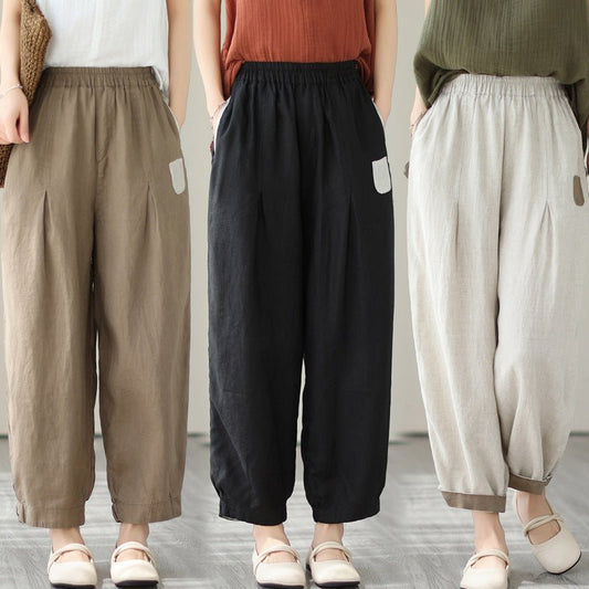 Loose Large Size Slimming High Waist - WAREHOUSE SHOP