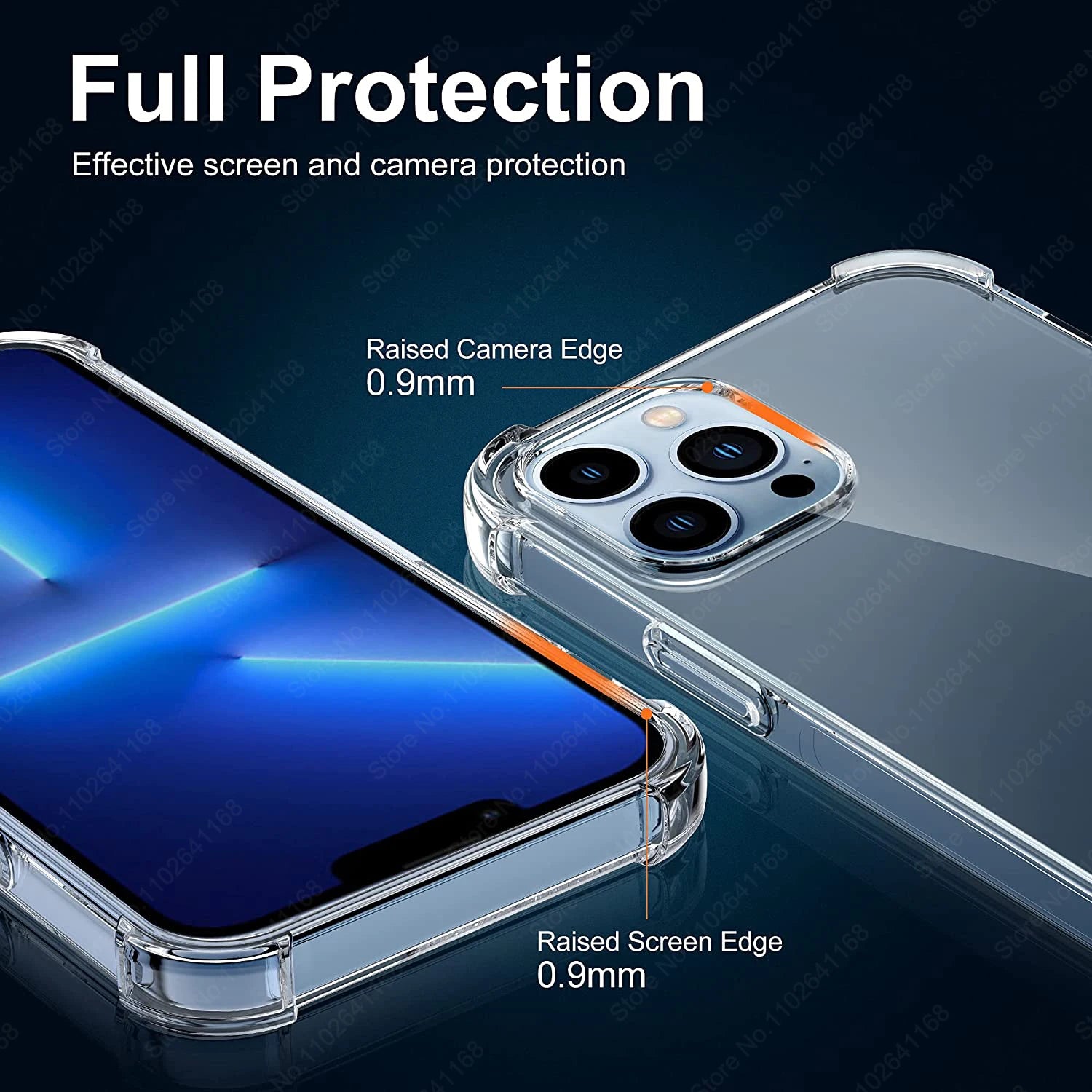 Luxury Shockproof Clear Phone Cases For iPhone 16 15 14 13 12 11 Pro Max 8 Plus XR XS Max Silicone Bumper Transparent Back Cover - WAREHOUSE SHOP