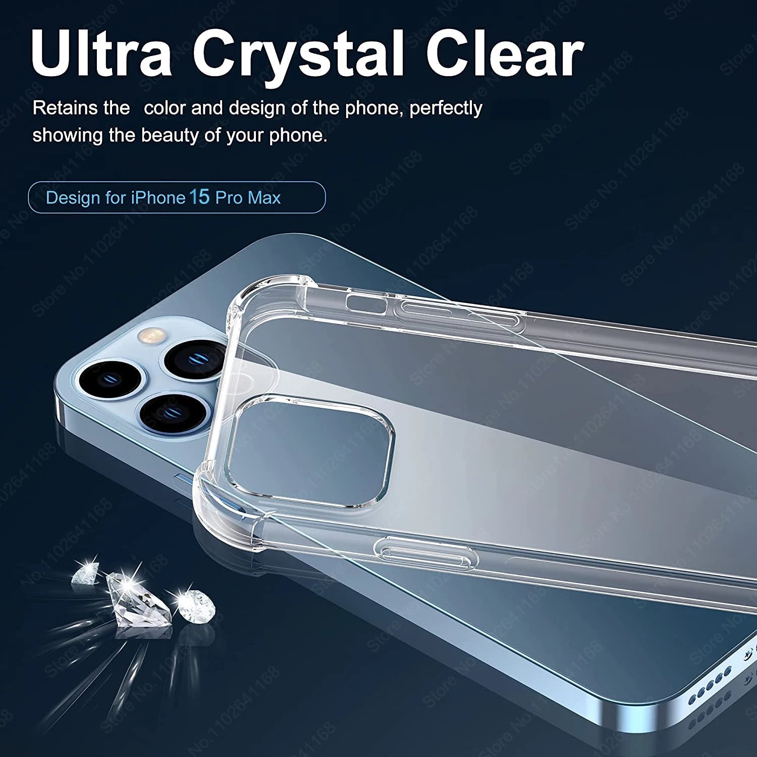 Luxury Shockproof Clear Phone Cases For iPhone 16 15 14 13 12 11 Pro Max 8 Plus XR XS Max Silicone Bumper Transparent Back Cover - WAREHOUSE SHOP