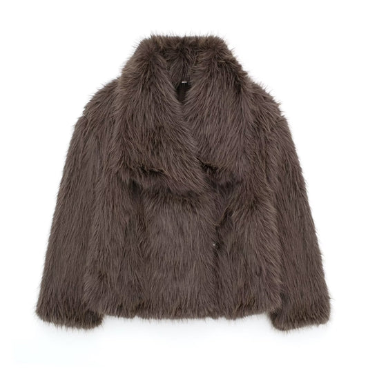 Luxury Winter Coat. Thicken Lapel Outwear. - WAREHOUSE SHOP