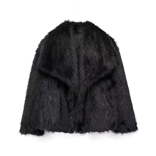 Luxury Winter Coat. Thicken Lapel Outwear. - WAREHOUSE SHOP