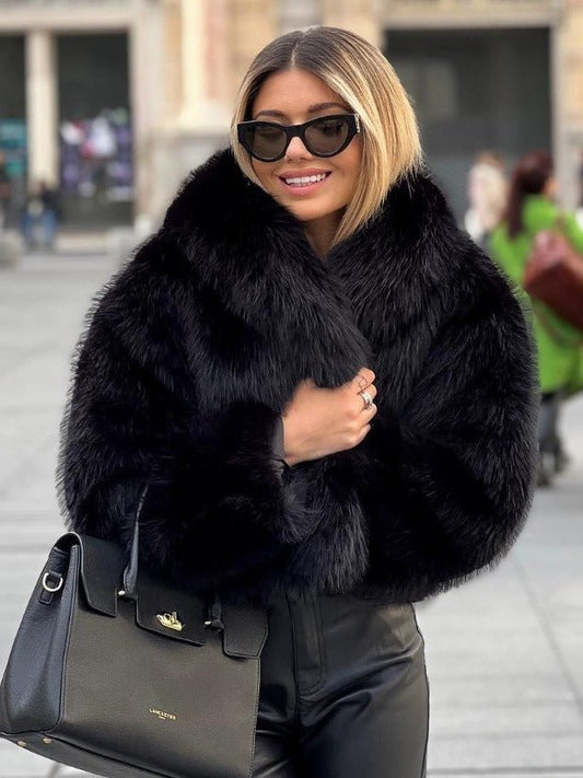 Luxury Winter Coat. Thicken Lapel Outwear. - WAREHOUSE SHOP