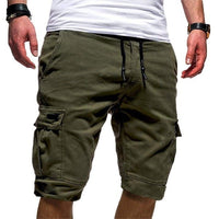 Men Casual Jogger Sports Cargo Shorts Military Combat Workout Gym Trousers Summer Mens Clothing - WAREHOUSE SHOP