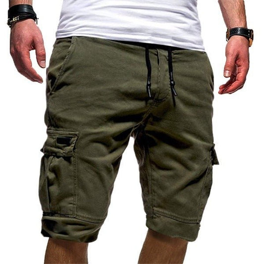 Men Casual Jogger Sports Cargo Shorts Military Combat Workout Gym Trousers Summer Mens Clothing - WAREHOUSE SHOP