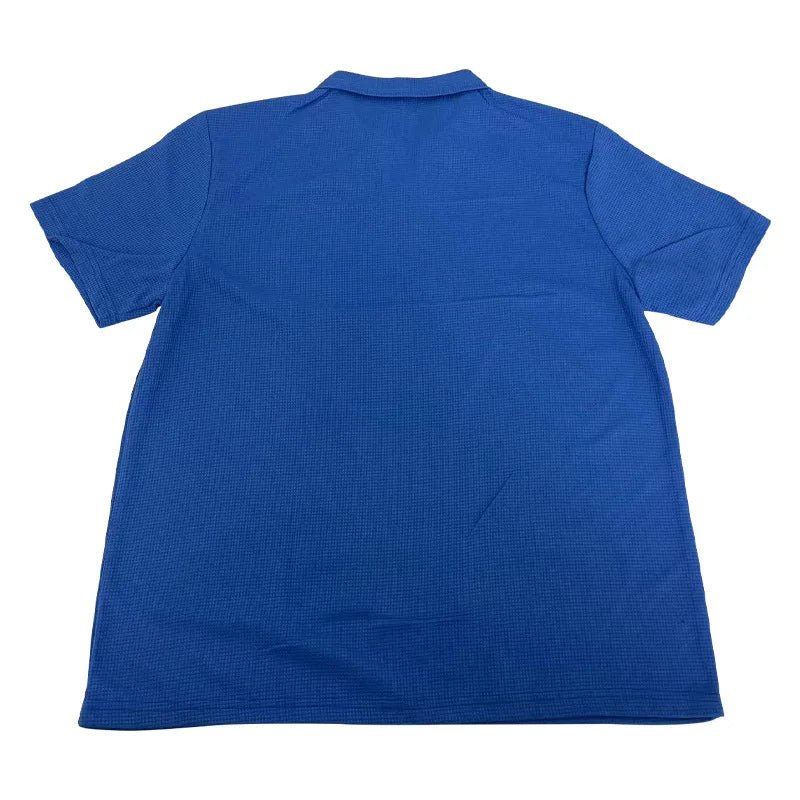 Men Waffle T-shirts Casual Oversized Short Sleeve Solid Color Loose Tee Shirt Tops CBFS - 23087 - C - WAREHOUSE SHOP