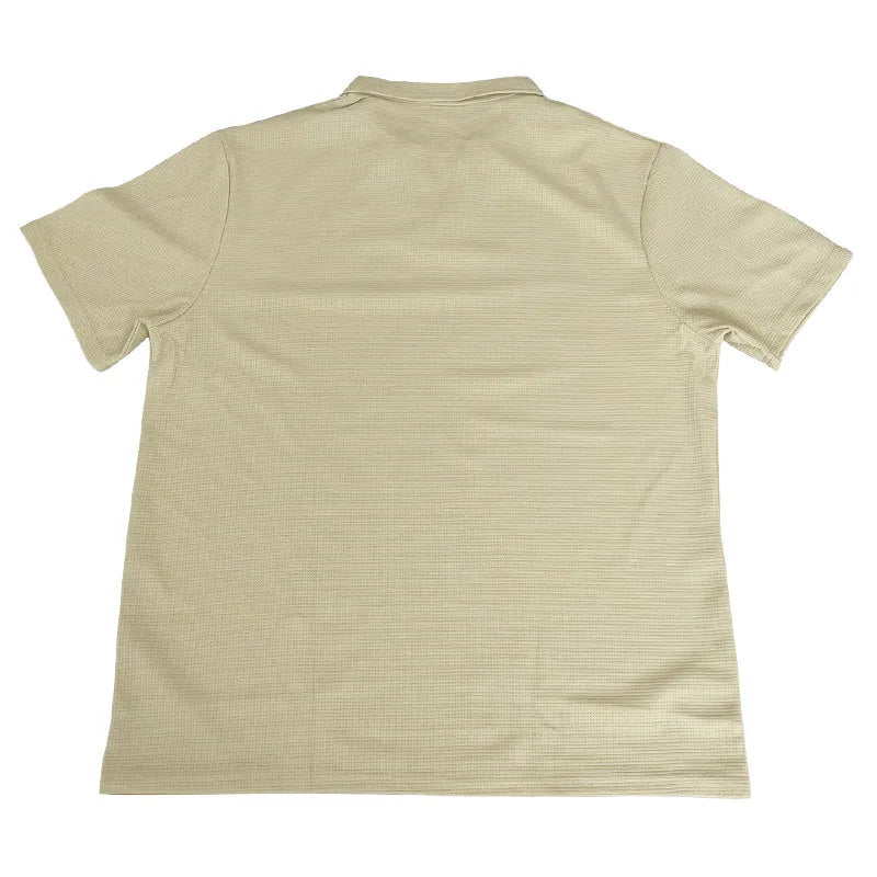 Men Waffle T-shirts Casual Oversized Short Sleeve Solid Color Loose Tee Shirt Tops CBFS - 23087 - C - WAREHOUSE SHOP
