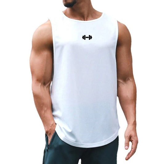Men's Gym Fitness Top. Sports Training Clothe, Loosed Bodybuilding Sleeveless Shirt. - WAREHOUSE SHOP