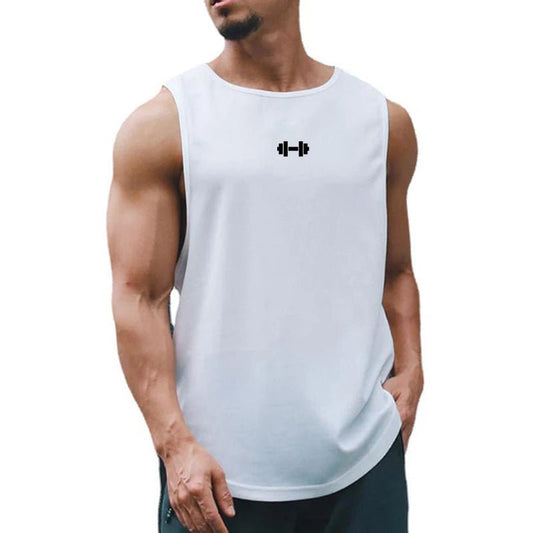 Men's Gym Fitness Top. Sports Training Clothe, Loosed Bodybuilding Sleeveless Shirt. - WAREHOUSE SHOP