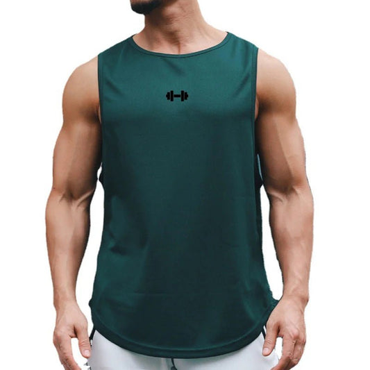 Men's Gym Fitness Top. Sports Training Clothe, Loosed Bodybuilding Sleeveless Shirt. - WAREHOUSE SHOP