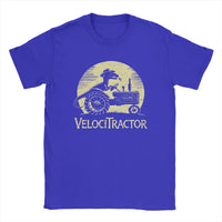 Men's Pure Cotton T-shirt VelociTractor designed Top. Crew Neck, Tee Shirt idea of Gift, casual. - WAREHOUSE SHOP