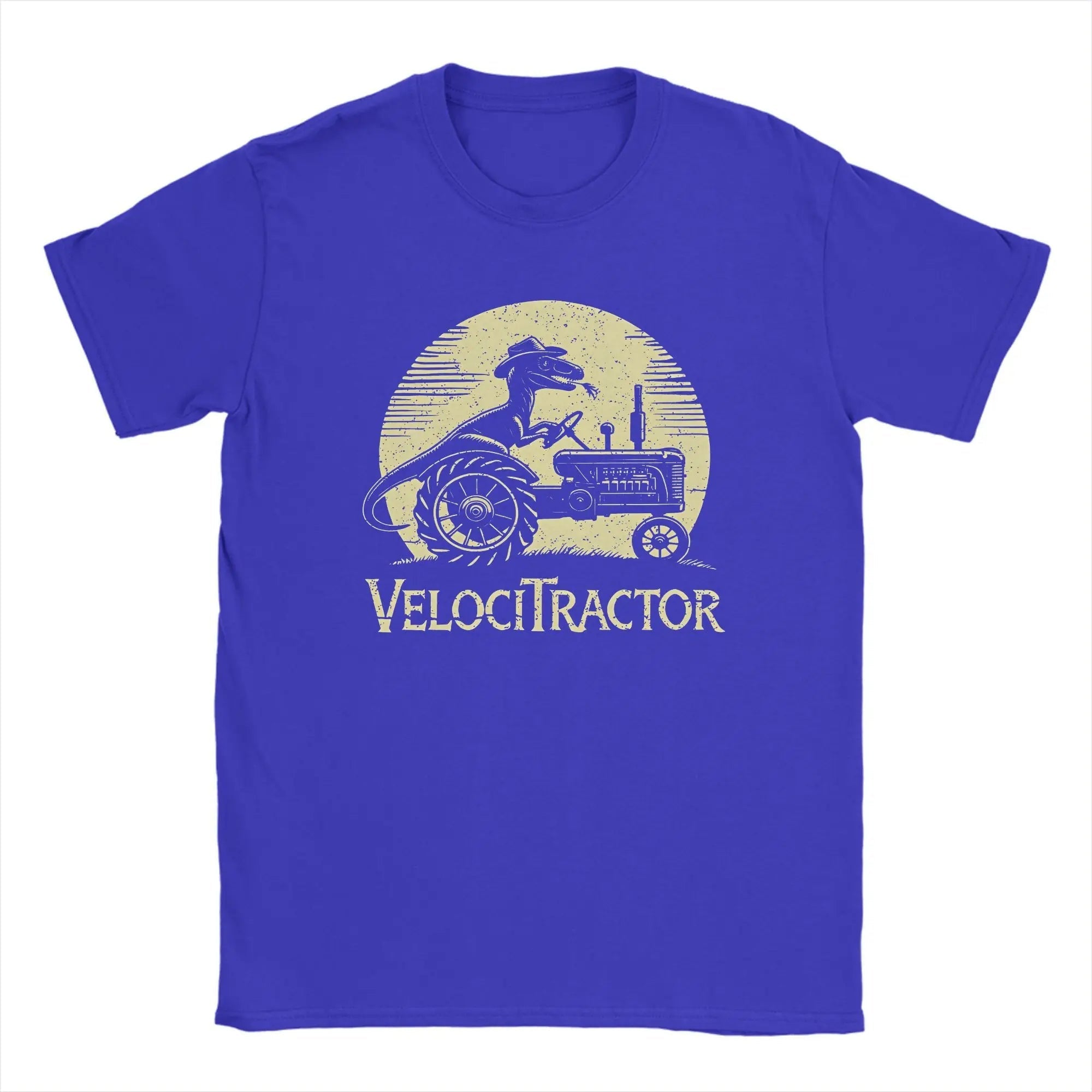 Men's Pure Cotton T-shirt VelociTractor designed Top. Crew Neck, Tee Shirt idea of Gift, casual. - WAREHOUSE SHOP