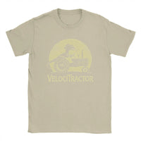 Men's Pure Cotton T-shirt VelociTractor designed Top. Crew Neck, Tee Shirt idea of Gift, casual. - WAREHOUSE SHOP