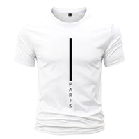 Men's Red Casual T-shirt Fashion Trend Short Sleeve Men's Summer Street Style Clothing Comfortable Clothing for Daily Life - WAREHOUSE SHOP