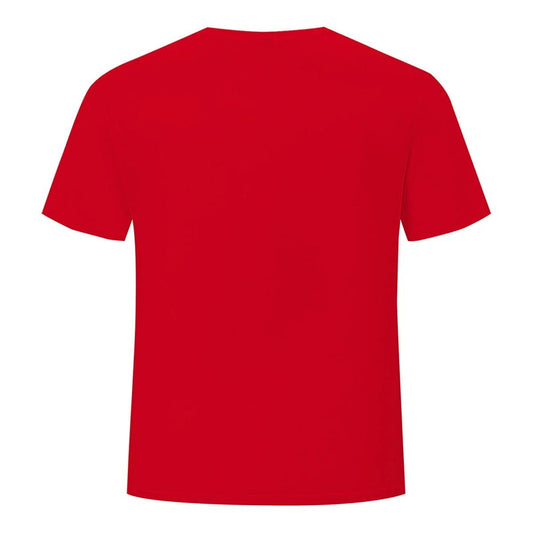 Men's Red Casual T-shirt Fashion Trend Short Sleeve Men's Summer Street Style Clothing Comfortable Clothing for Daily Life - WAREHOUSE SHOP