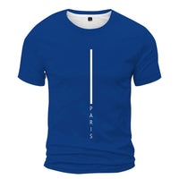 Men's Red Casual T-shirt Fashion Trend Short Sleeve Men's Summer Street Style Clothing Comfortable Clothing for Daily Life - WAREHOUSE SHOP