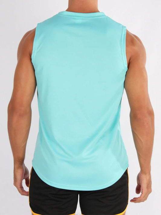 Men's Sleeveless Fitness Vest top. Men's Clothing for Fitness And Running - WAREHOUSE SHOP