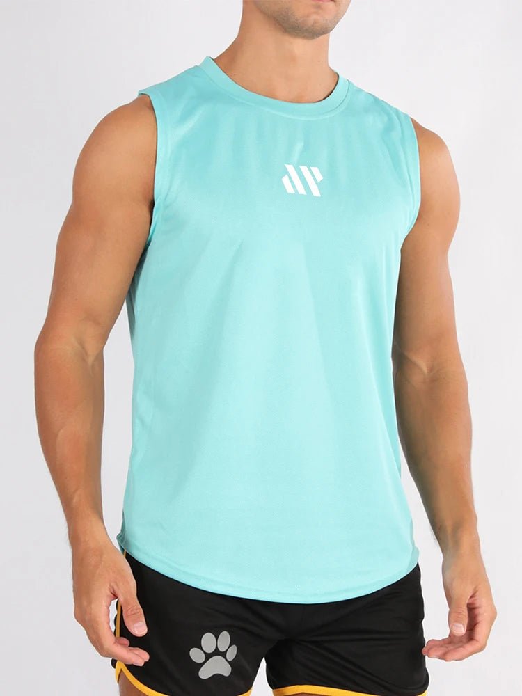 Men's Sleeveless Fitness Vest top. Men's Clothing for Fitness And Running - WAREHOUSE SHOP