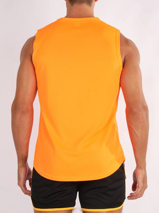 Men's Sleeveless Fitness Vest top. Men's Clothing for Fitness And Running - WAREHOUSE SHOP