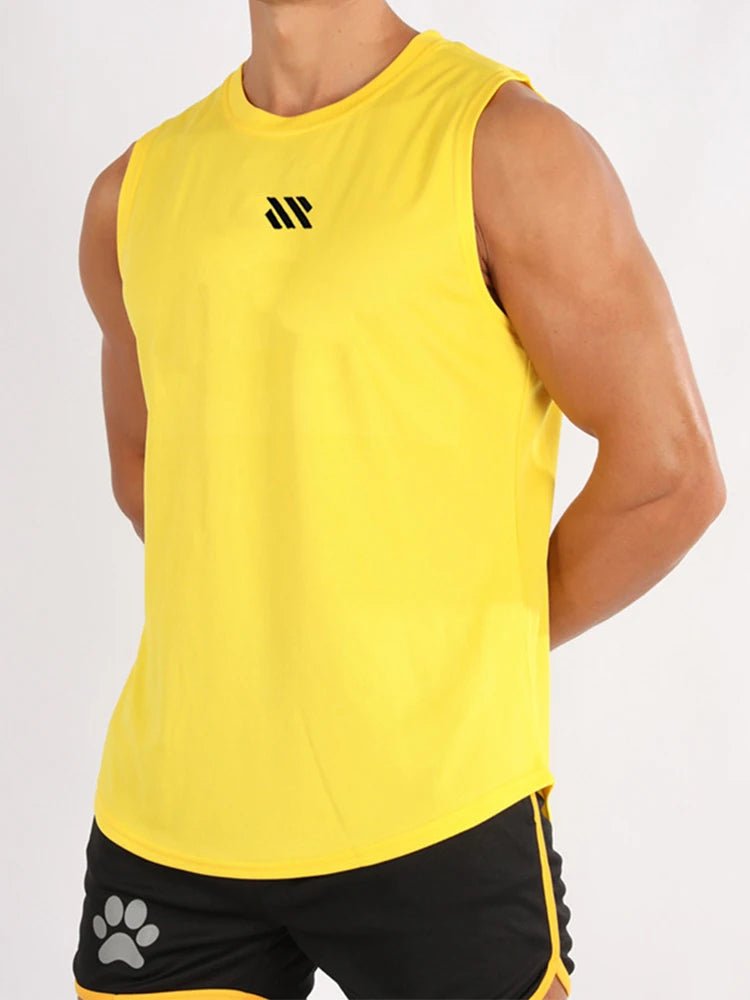 Men's Sleeveless Fitness Vest top. Men's Clothing for Fitness And Running - WAREHOUSE SHOP