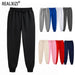 Men's Sweatpants Spring Autumn Fleece Pants Sport Long Pants Casual Drawstring Pockets Trousers Oversize Sweatpants For Men - WAREHOUSE SHOP