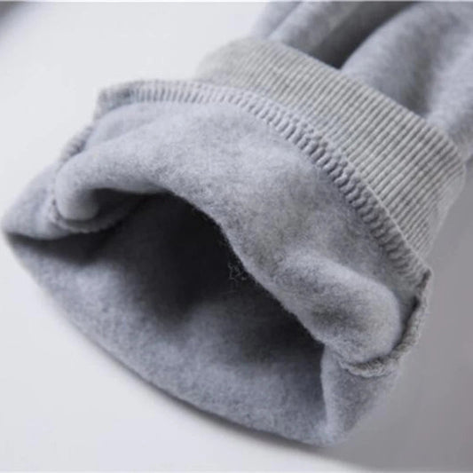Men's Sweatpants Spring Autumn Fleece Pants Sport Long Pants Casual Drawstring Pockets Trousers Oversize Sweatpants For Men - WAREHOUSE SHOP