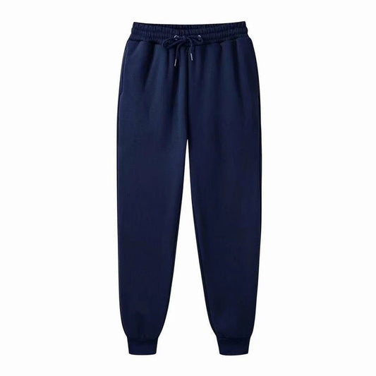 Men's Sweatpants Spring Autumn Fleece Pants Sport Long Pants Casual Drawstring Pockets Trousers Oversize Sweatpants For Men - WAREHOUSE SHOP