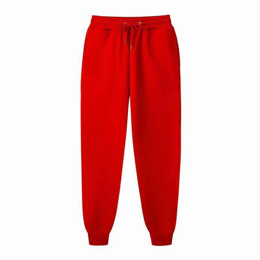 Men's Sweatpants Spring Autumn Fleece Pants Sport Long Pants Casual Drawstring Pockets Trousers Oversize Sweatpants For Men - WAREHOUSE SHOP