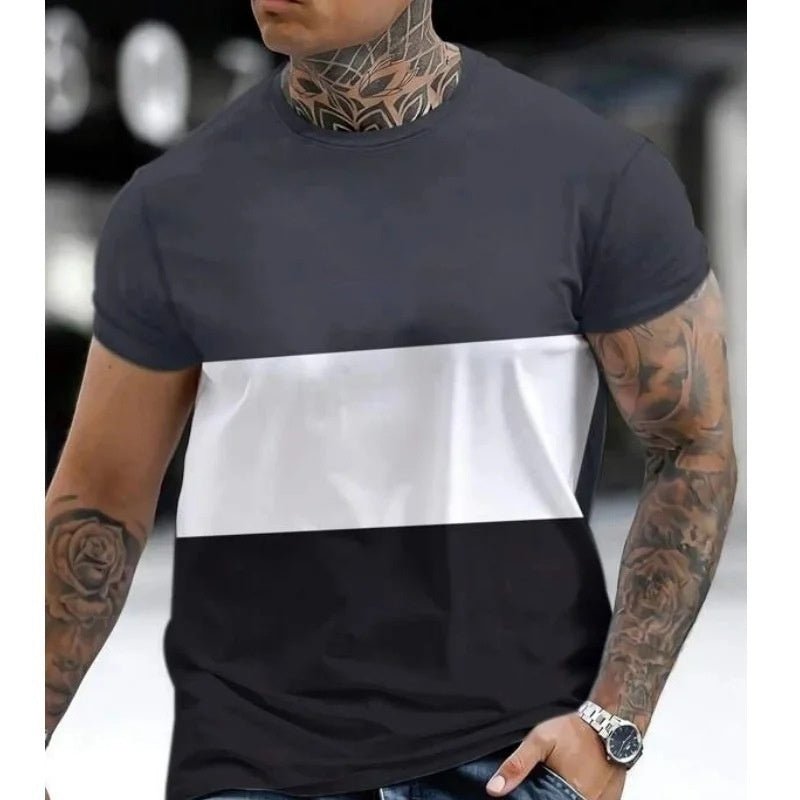 Men's T-shirt 3D Printing Athletic Clothing - WAREHOUSE SHOP