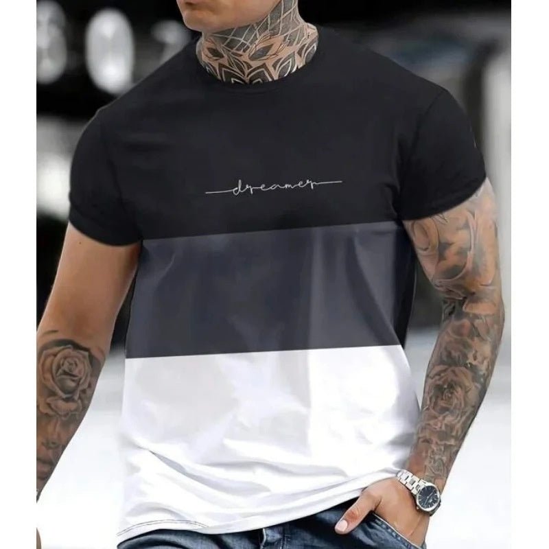 Men's T-shirt 3D Printing Athletic Clothing - WAREHOUSE SHOP