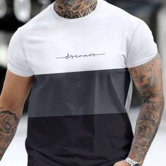 Men's T-shirt 3D Printing Athletic Clothing - WAREHOUSE SHOP