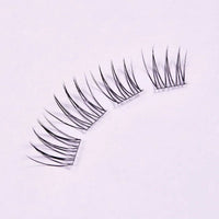 MIAOJIE Glue - free False Eyelashes, Fishtail Princess Lazy Eyelashes, Natural Transparent Stem, Reused 48 Clusters Large Capacity - WAREHOUSE SHOP