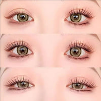 MIAOJIE Glue - free False Eyelashes, Fishtail Princess Lazy Eyelashes, Natural Transparent Stem, Reused 48 Clusters Large Capacity - WAREHOUSE SHOP