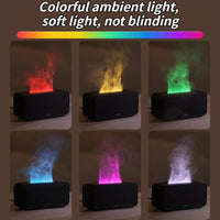 Mini Flame Humidifier with Colorful Light, Auto Shut - Off & Timer – Home/Office - WAREHOUSE SHOP