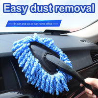 Multifunctional Car Collector Cleaning Dusts Mop Bristles Strong Water Absorption Vehicle Cleaning Wax Mop Brush Car Wash - WAREHOUSE SHOP