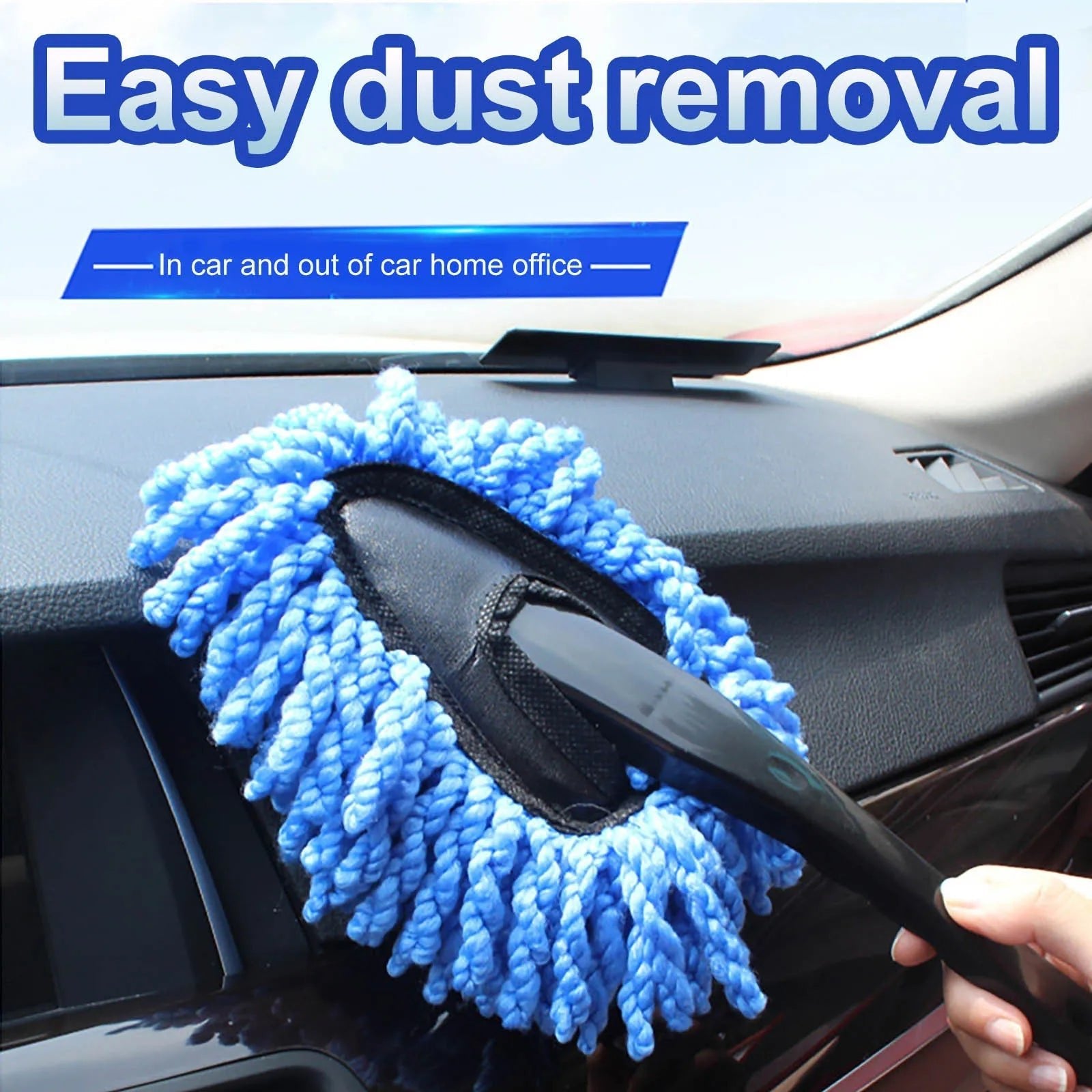 Multifunctional Car Collector Cleaning Dusts Mop Bristles Strong Water Absorption Vehicle Cleaning Wax Mop Brush Car Wash - WAREHOUSE SHOP