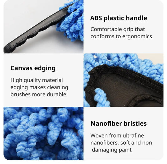 Multifunctional Car Collector Cleaning Dusts Mop Bristles Strong Water Absorption Vehicle Cleaning Wax Mop Brush Car Wash - WAREHOUSE SHOP